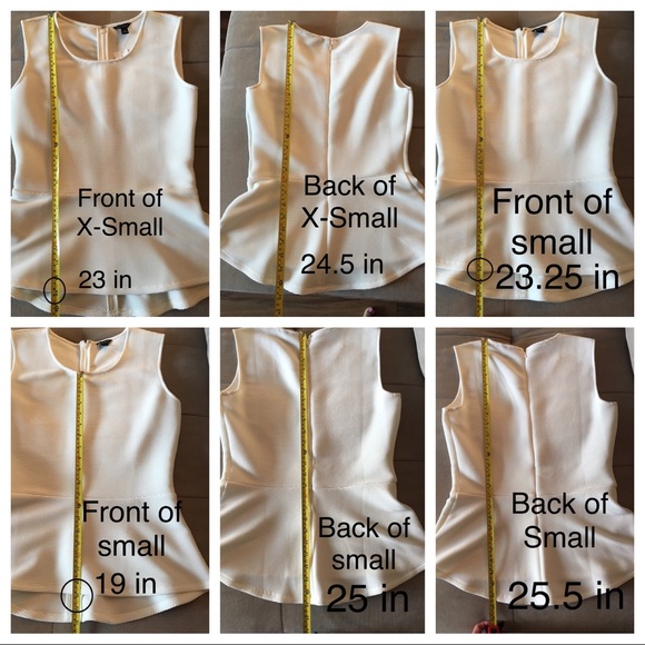 Ann Taylor Ribbed Peplum Top (Black or White) - Picture 3 of 4